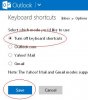 Turn of Hotmail keyboard shortcuts.JPG